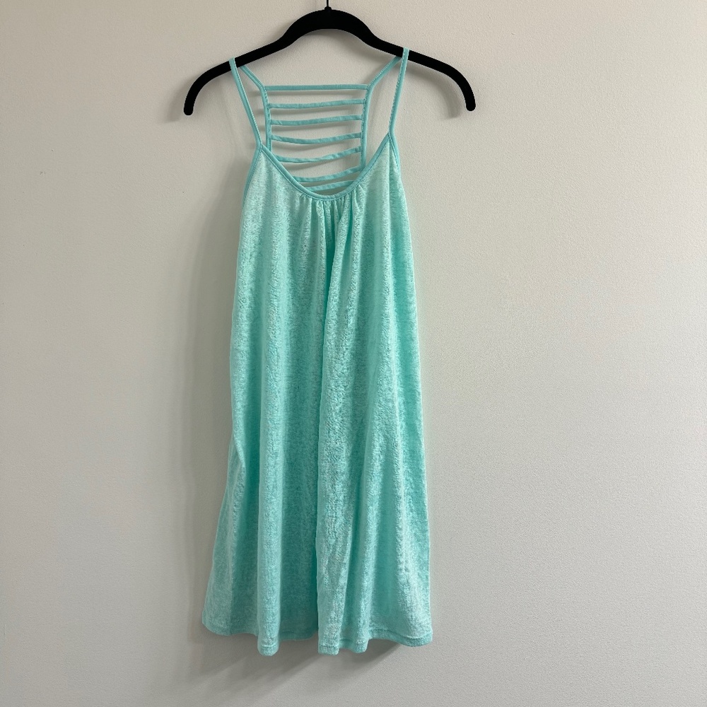 Xhilaration Mint Sheer Beach Cover Up
